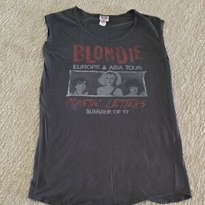 Junk Food Clothing Black Blondie Tour Muscle Tee